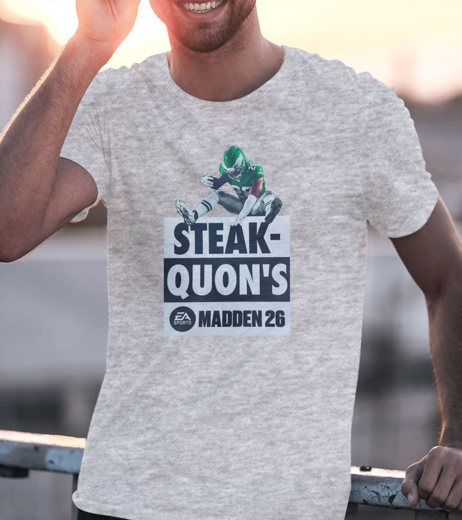 Saquon Barkley Steak Quon’s EA Sports Madden 26 Philadelphia Eagles T-Shirt