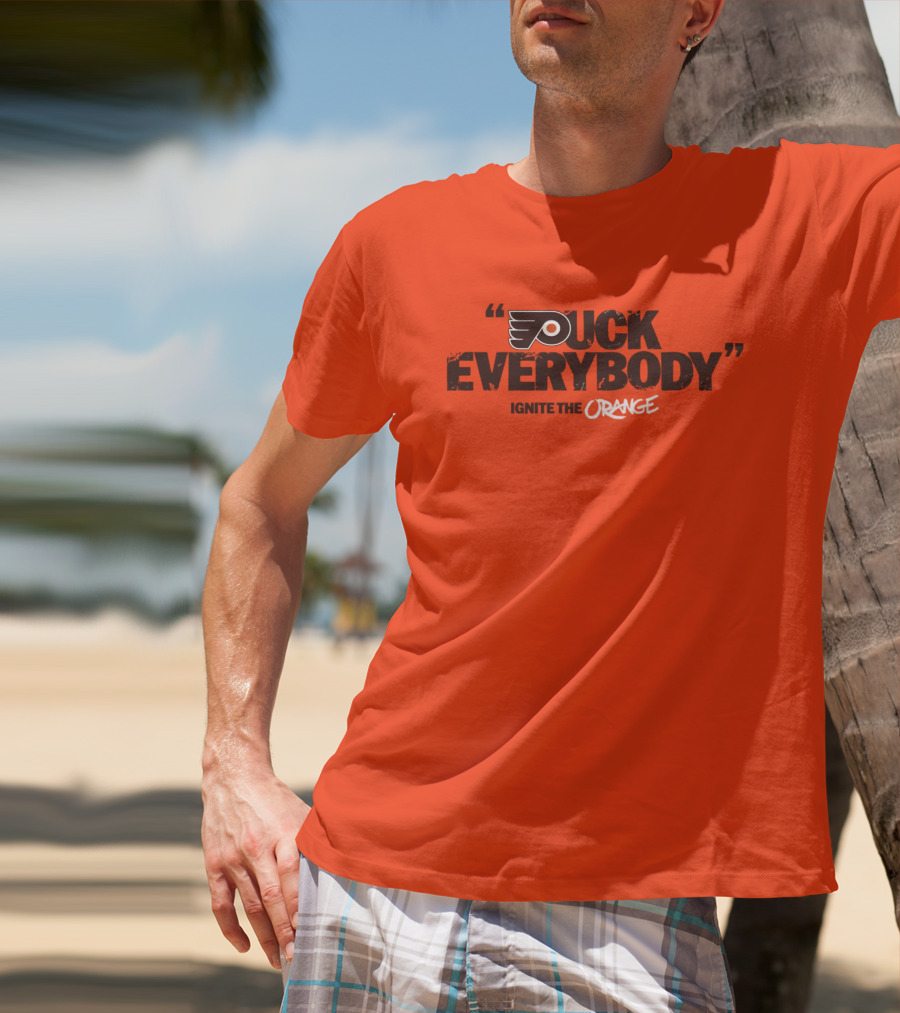 Philadelphia Flyers Puck Everybody Ignite The Orange T-Shirt