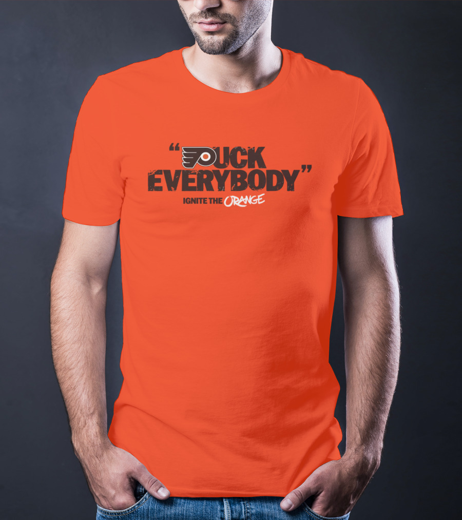 Philadelphia Flyers Puck Everybody Ignite The Orange T-Shirt