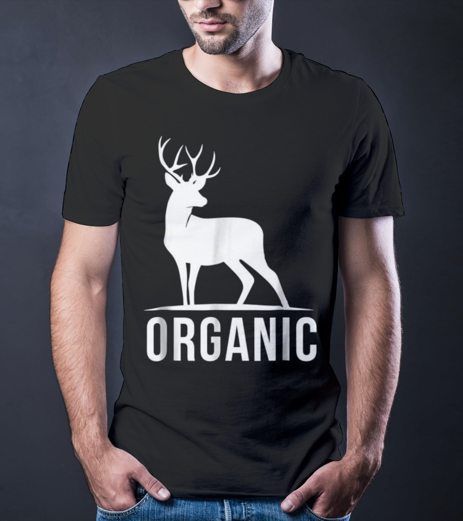 Deer Organic Bow Hunter Inspired Deer T-Shirt