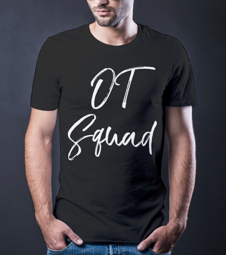 OT Squad Cute Occupational Therapist Crew T-Shirt