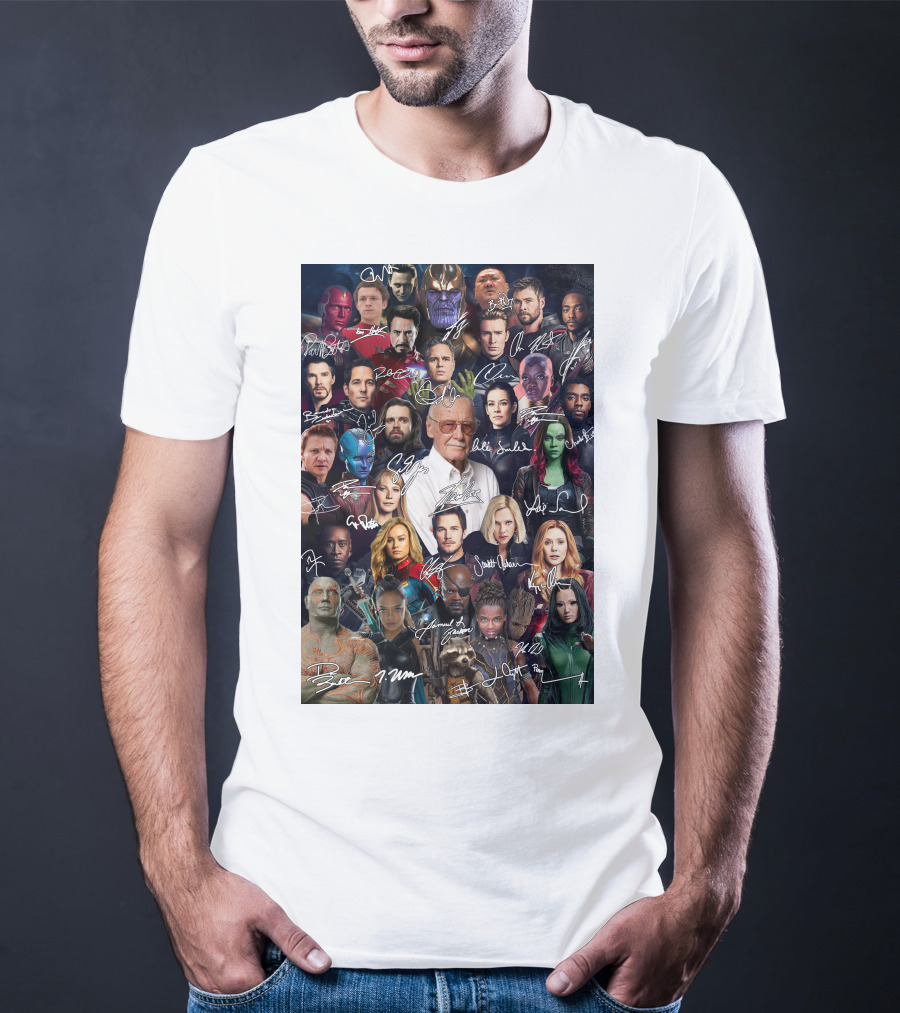 MV 001 Marvel Cinematic Universe Collage T-Shirt