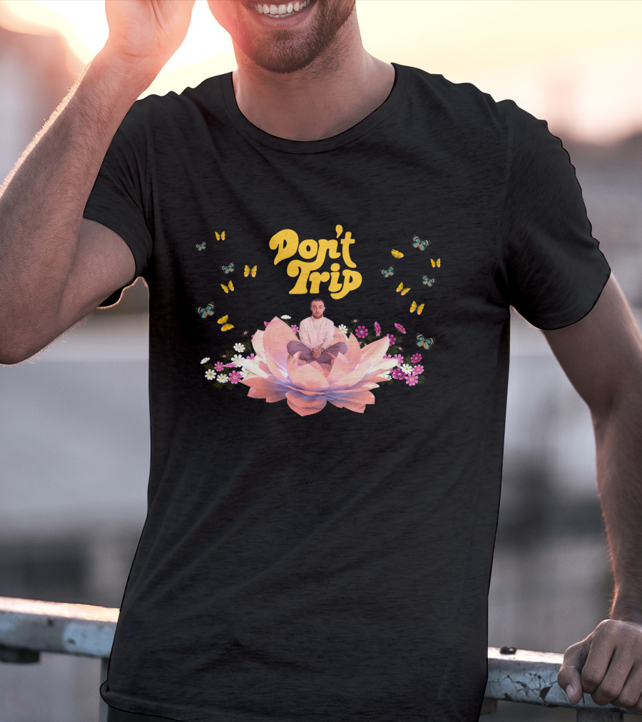 Don't Trip Butterfly Lotus Blossom T-Shirt