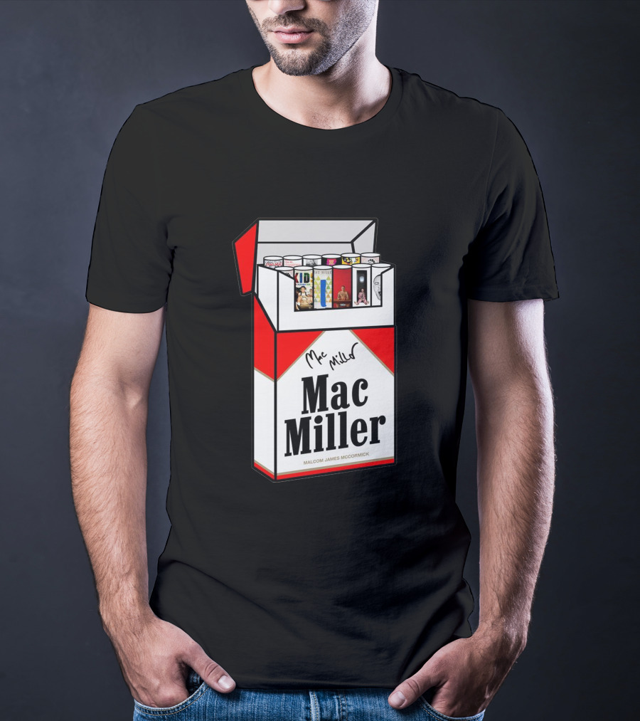 Mac Miller Malcolm James Mccormick Album Pack T-Shirt