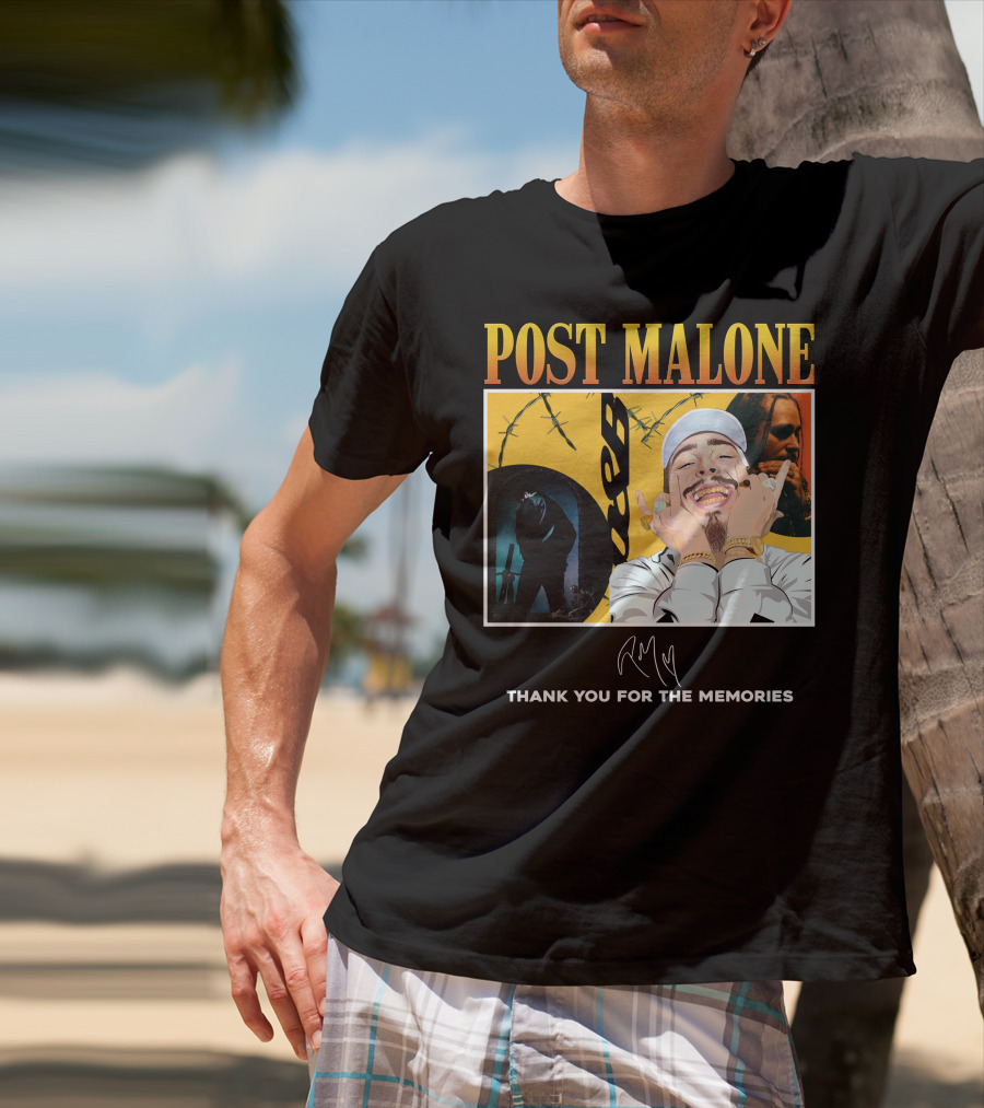 Post Malone Thank You For The Memories T-Shirt