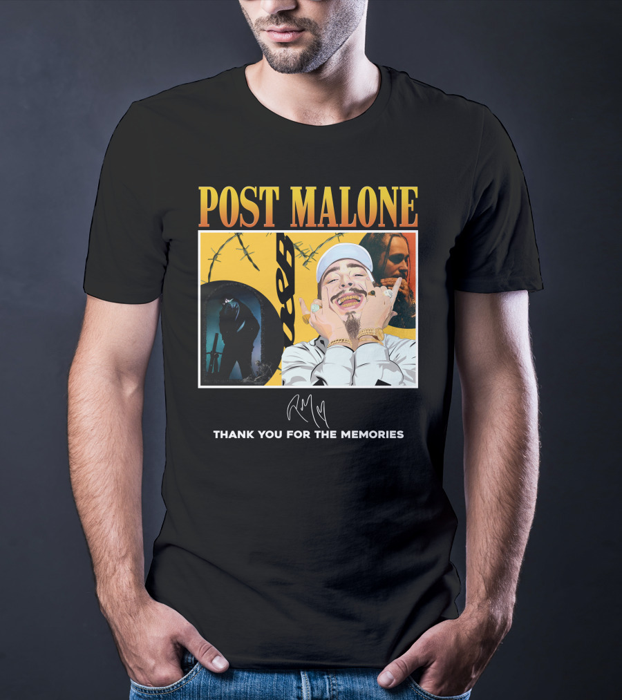 Post Malone Thank You For The Memories T-Shirt