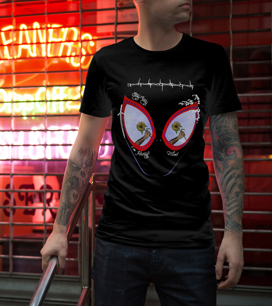 Stay Away Always Tired Sunflower Eyes T-Shirt