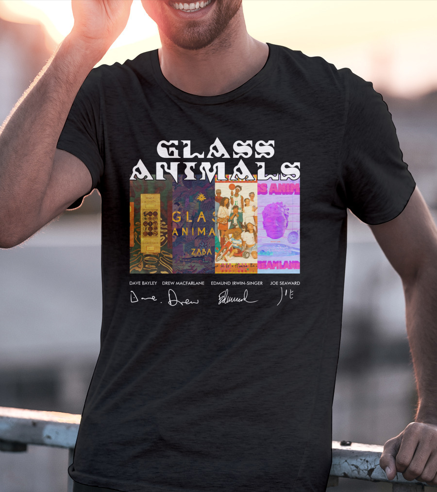 Glass Animals Dave Bayley Drew Macfarlane Edmund Irwin-Singer Joe Seaward Zaba Dreamland T-Shirt