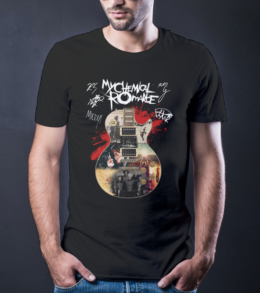 My Chemical Romance Guitar Collage T-Shirt