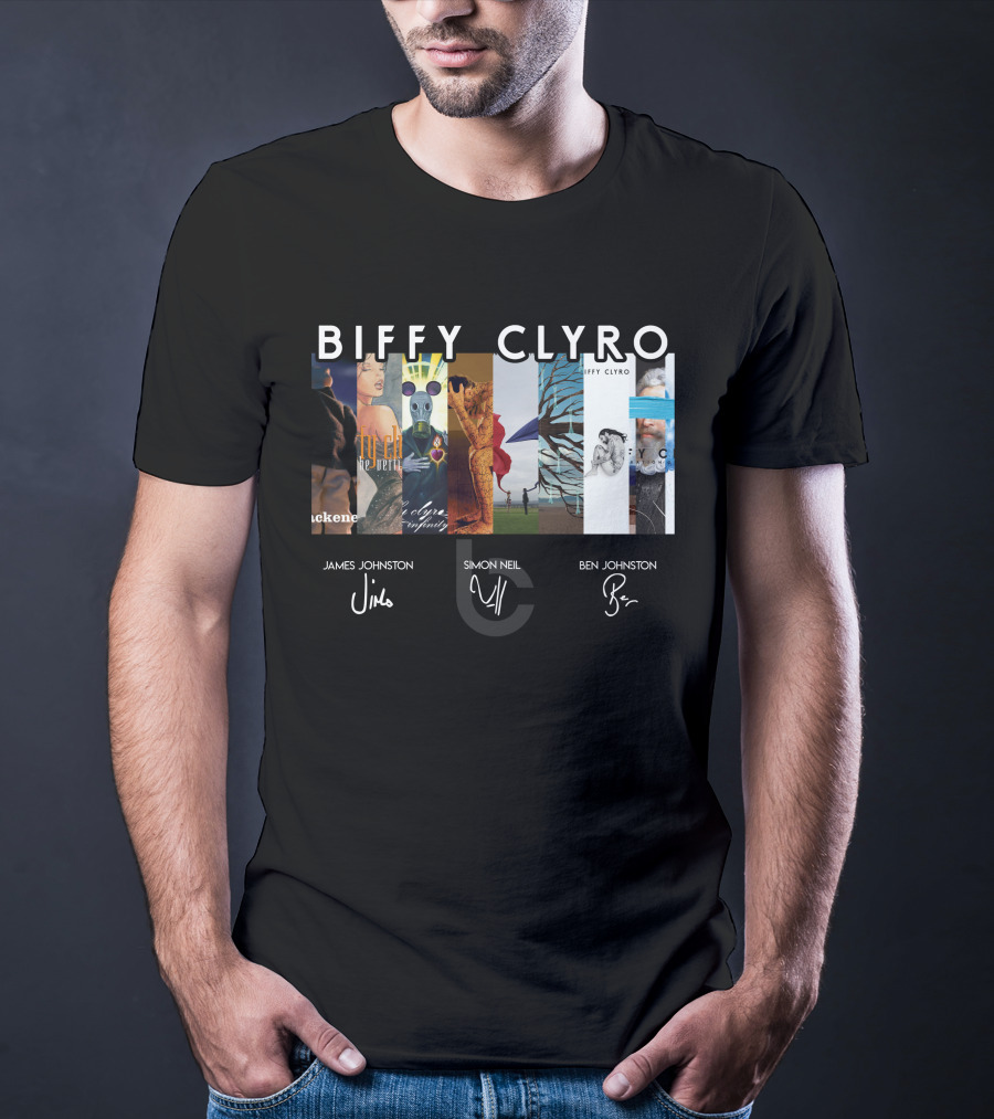 Biffy Clyro Album Art Collage James Johnston Simon Neil Ben Johnston T-Shirt