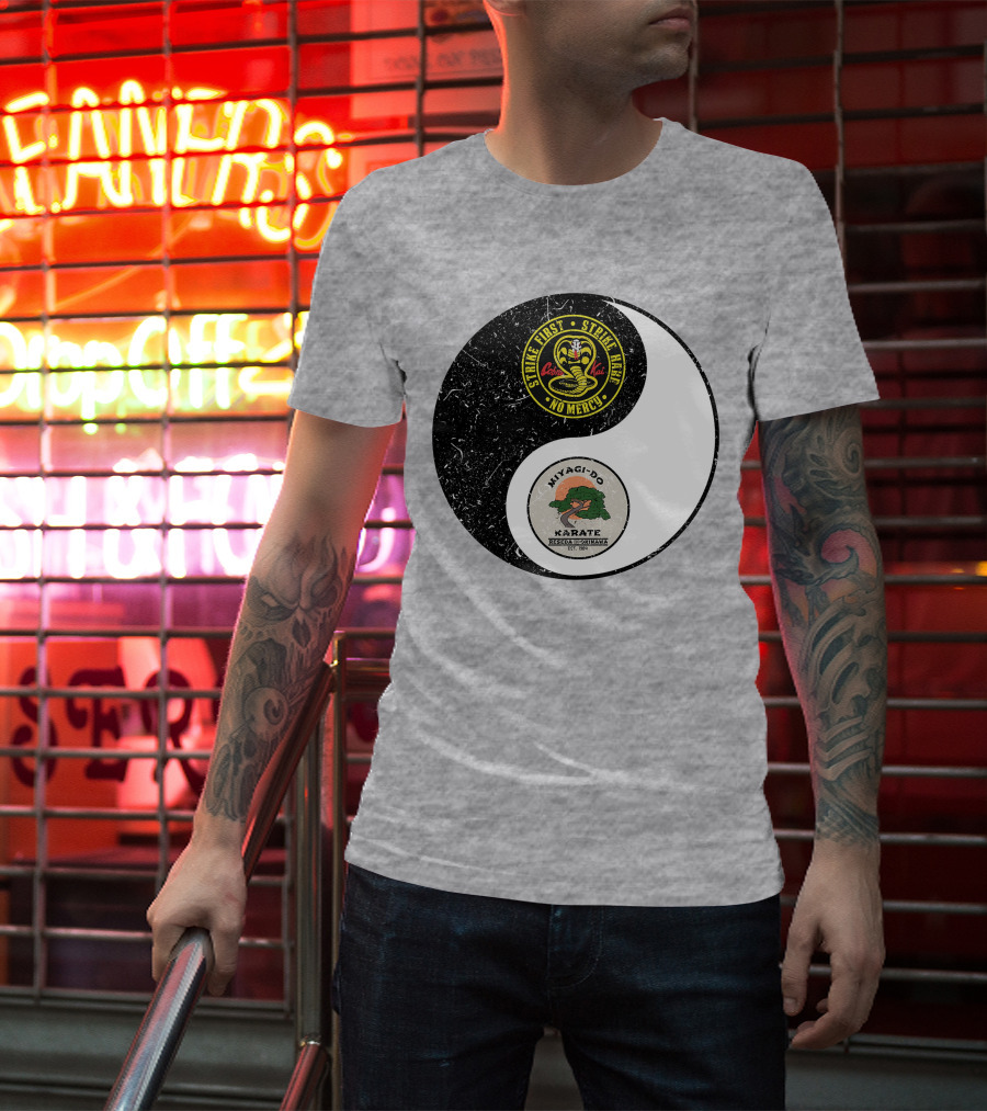 Cobra Kai Strike First Miyagi-Do Karate Yin Yang T-Shirt