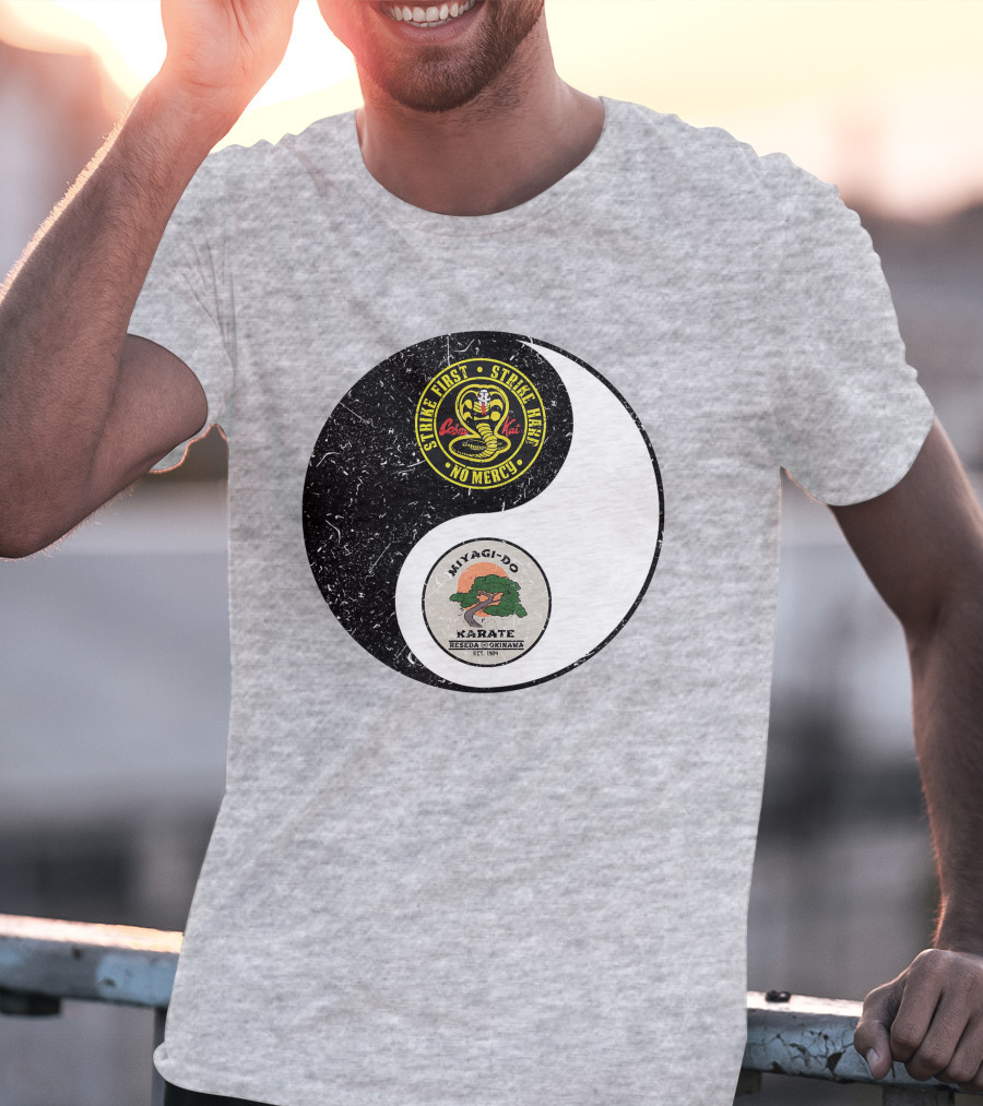 Cobra Kai Strike First Miyagi-Do Karate Yin Yang T-Shirt