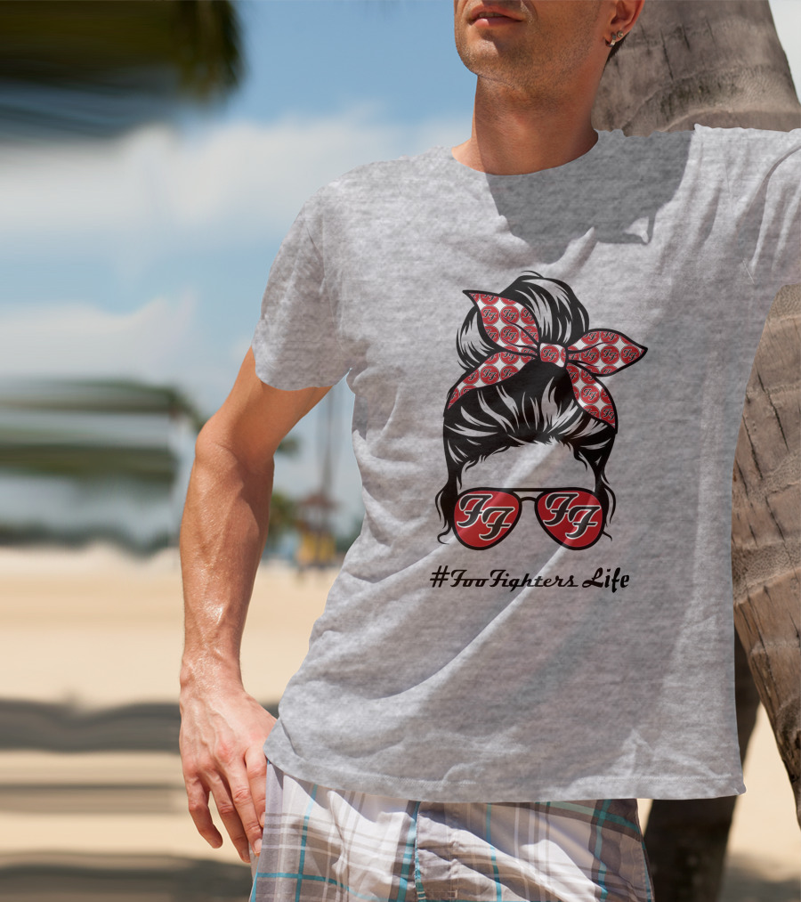 #Foofighterslife Ff Bandana Sunglasses T-Shirt