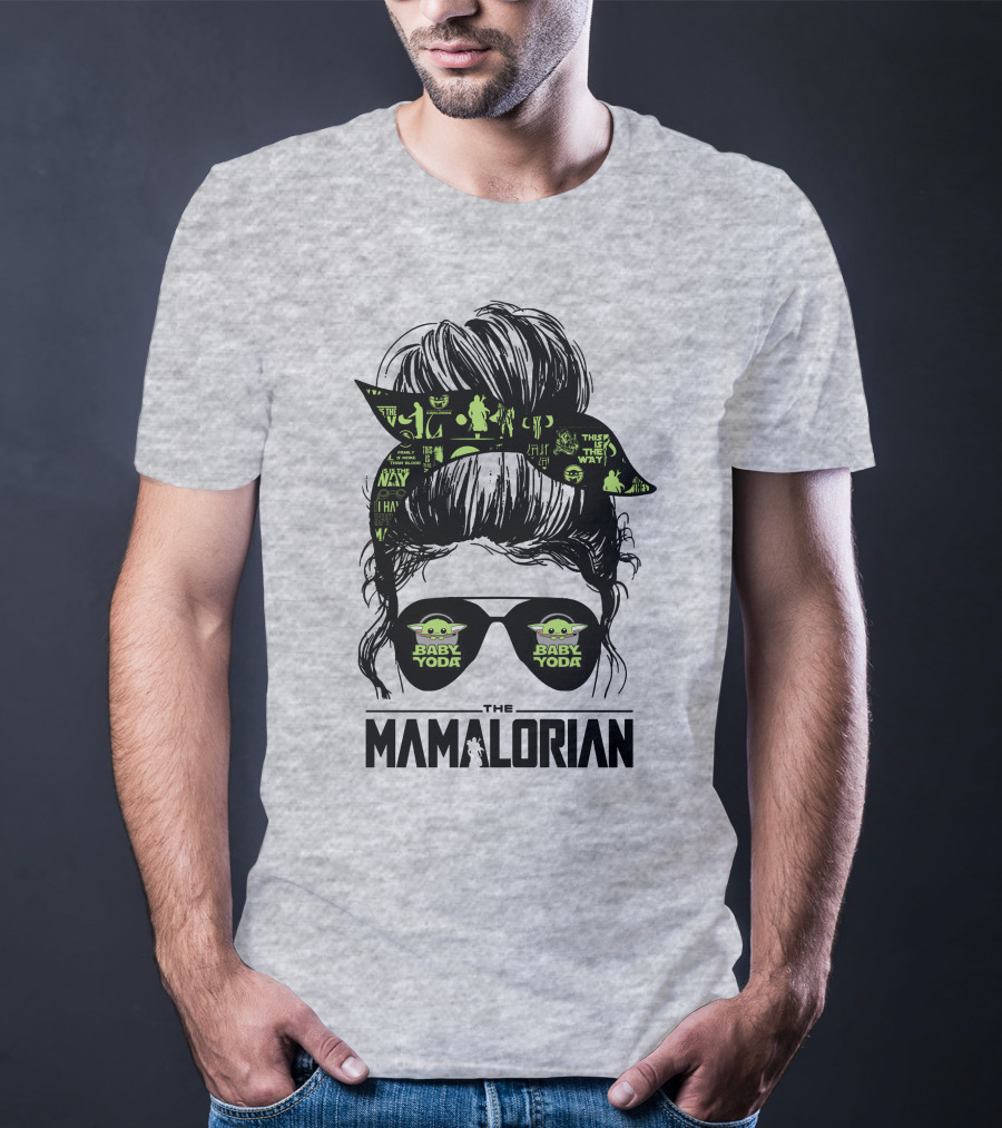 The Mamalorian Baby Yoda Grogu Star Wars T-Shirt