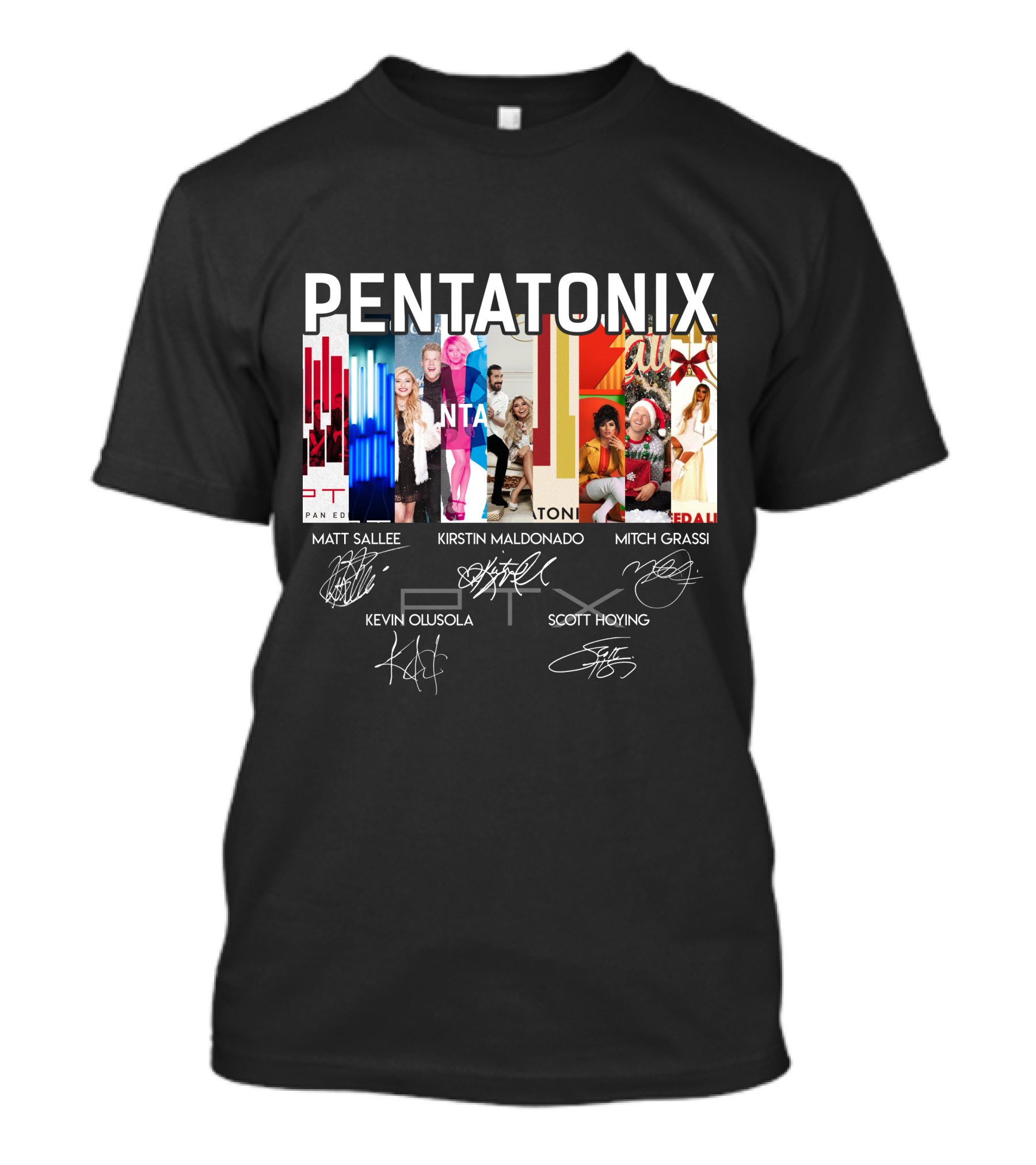 Pentatonix Matt Sallee Kirstin Maldonado Mitch Grassi Kevin Olusola Scott Hoying T-Shirt