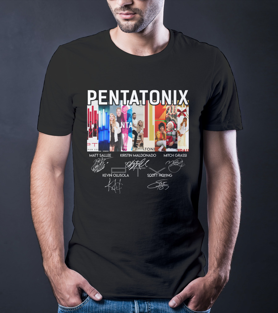 Pentatonix Matt Sallee Kirstin Maldonado Mitch Grassi Kevin Olusola Scott Hoying T-Shirt