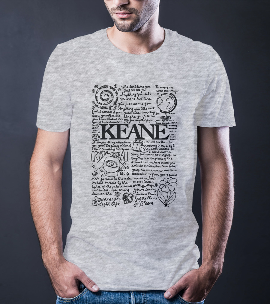 Keane Hopes Crystal Ball Sovereign Night Sky Bloom T-Shirt