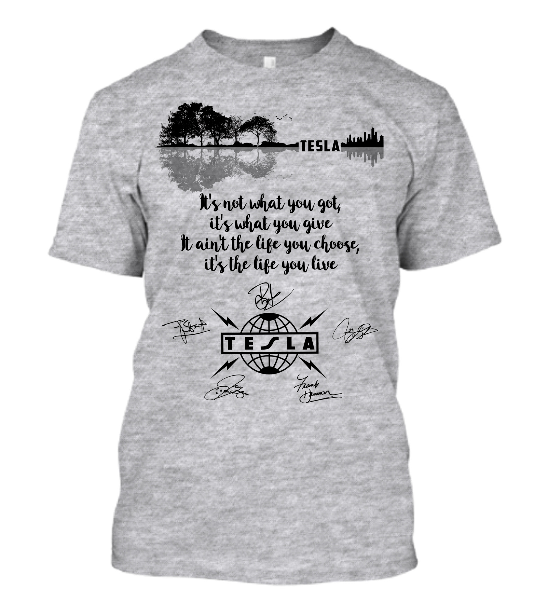 Tesla It's Not What You Got It's What You Give T-Shirt