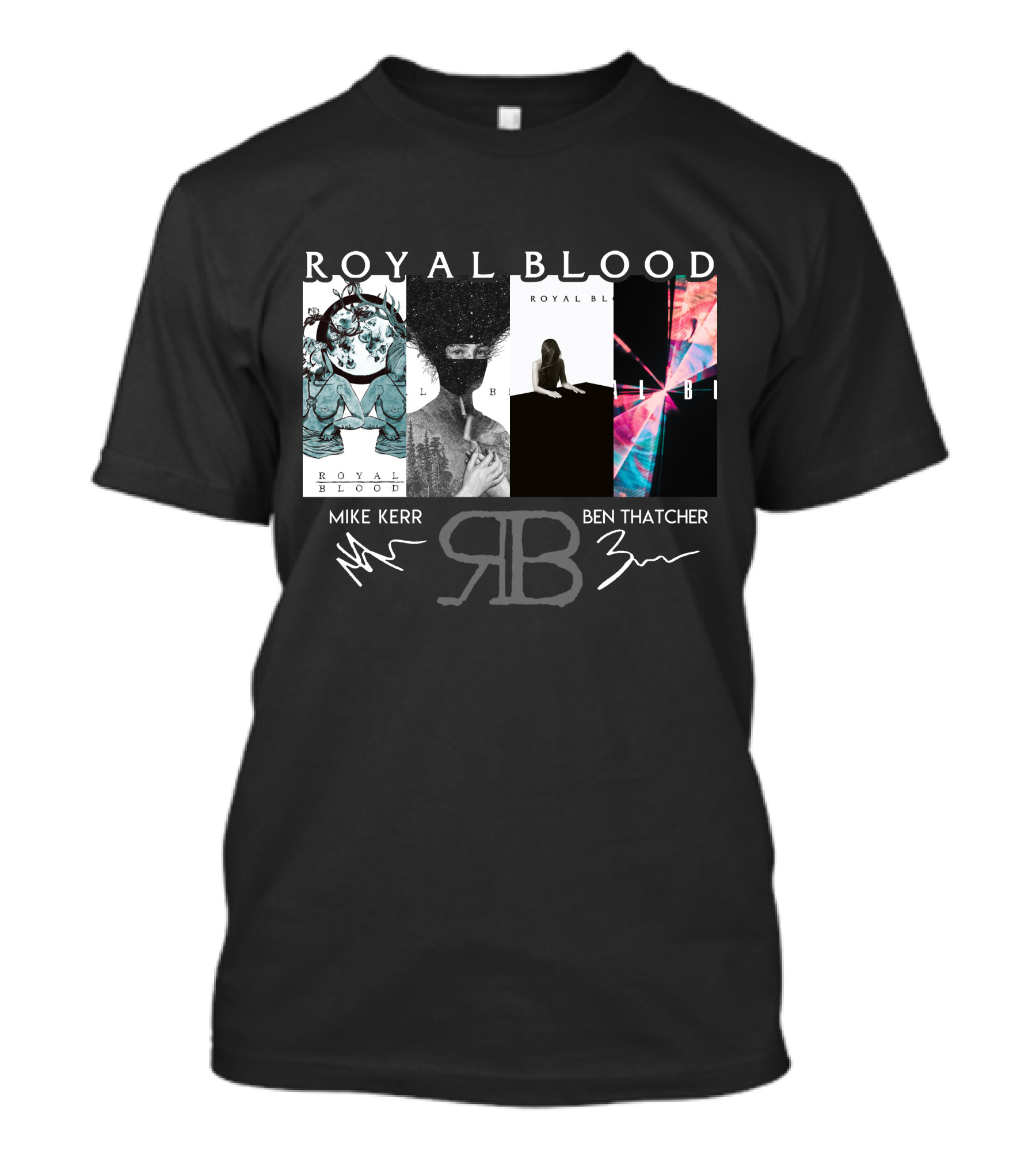 Royal Blood Mike Kerr Ben Thatcher Rb Signatures T-Shirt