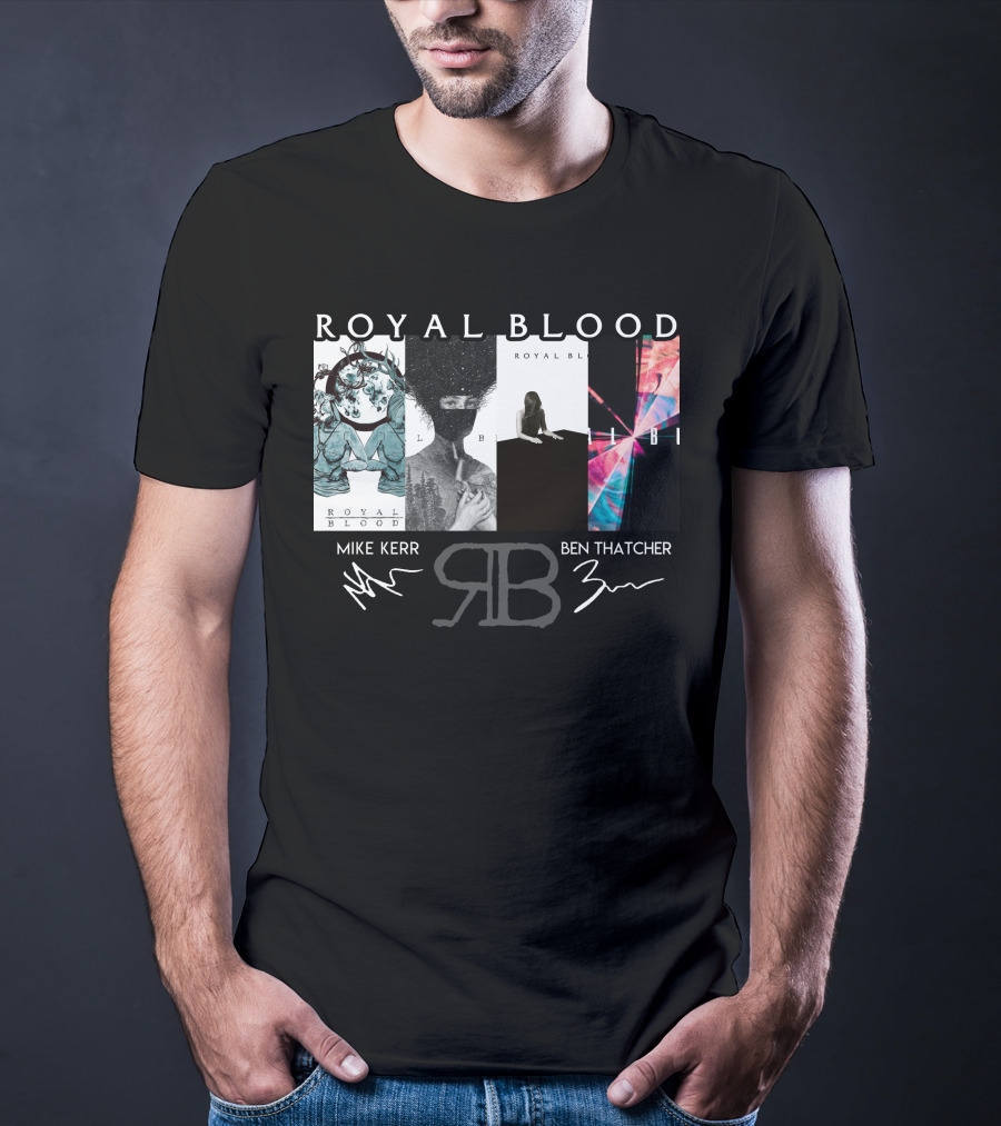 Royal Blood Mike Kerr Ben Thatcher Rb Signatures T-Shirt