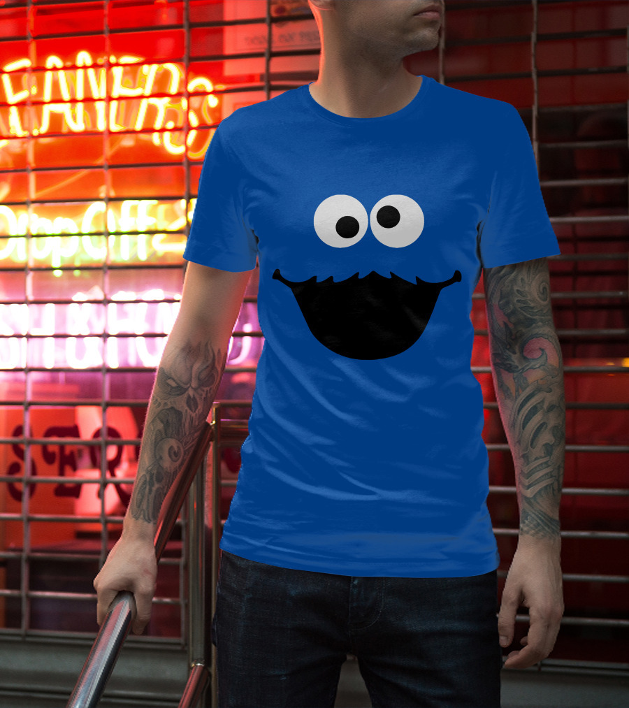 Cookie Monster Face T-Shirt