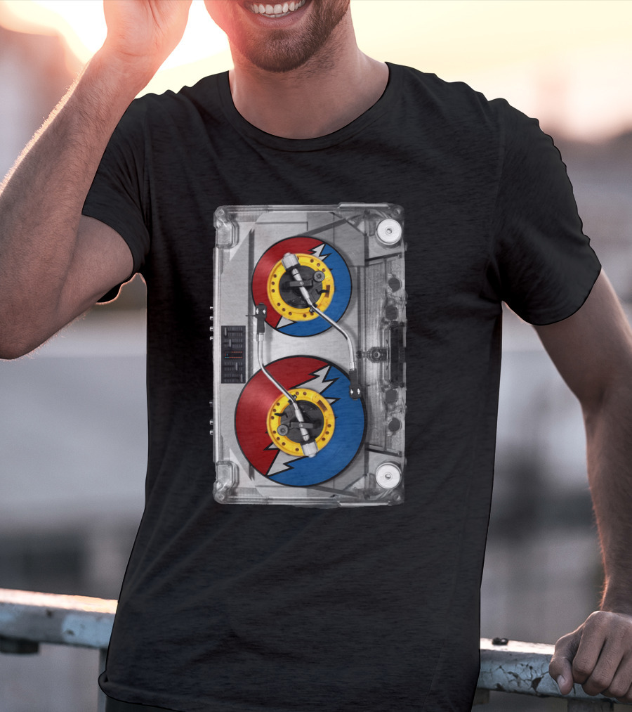 Grateful Dead Cassette Tape Retro Vibe T-Shirt