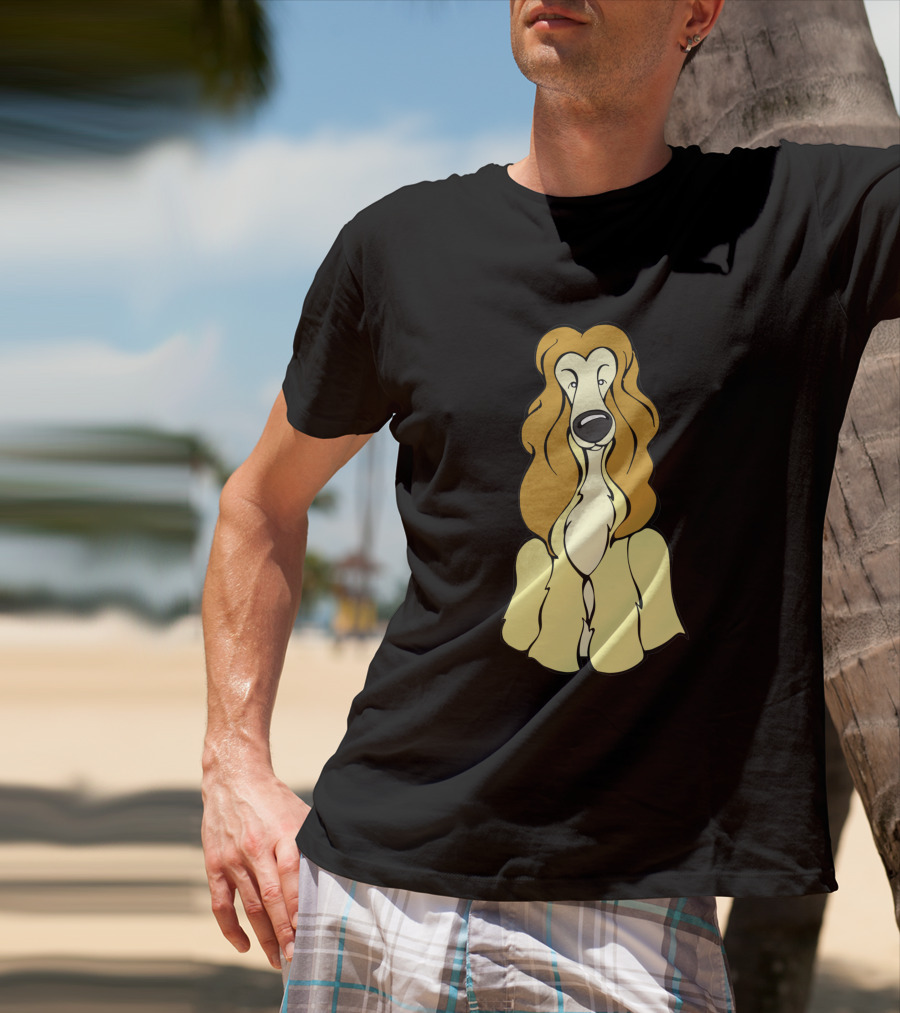 Afghan Hound Illustration 42487 T-Shirt