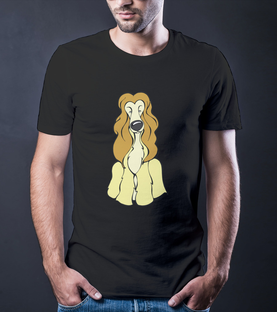 Afghan Hound Illustration 42487 T-Shirt