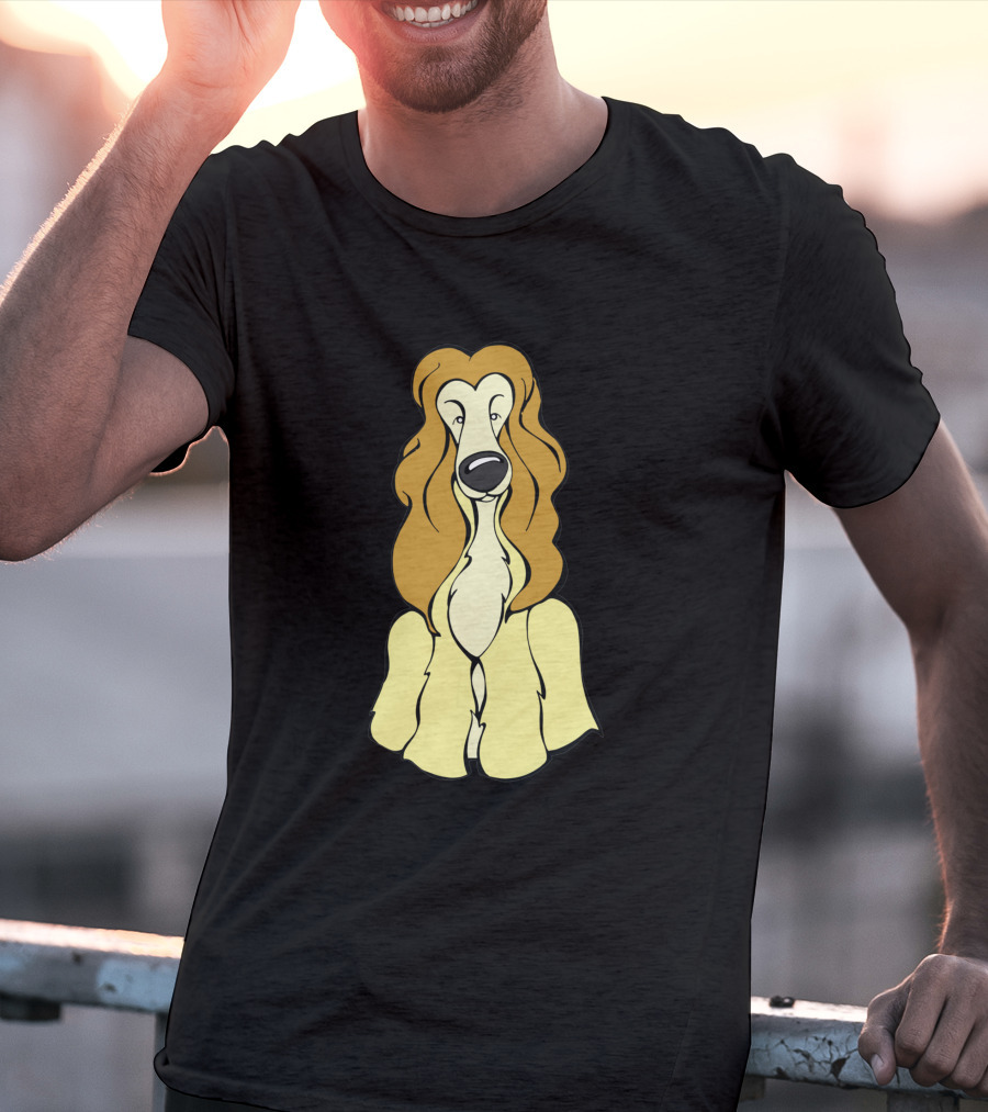 Afghan Hound Illustration 42487 T-Shirt
