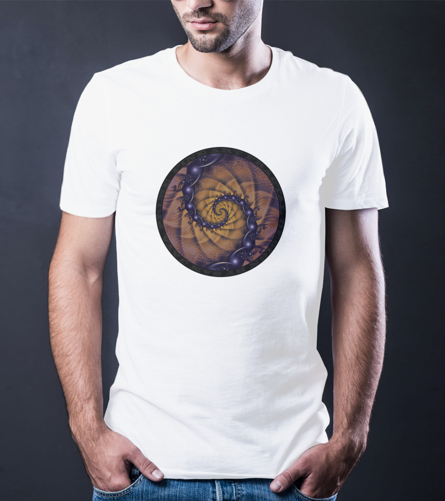 An Emperor Scorpion's Dark Fractal Spiral 1001 Details T-Shirt