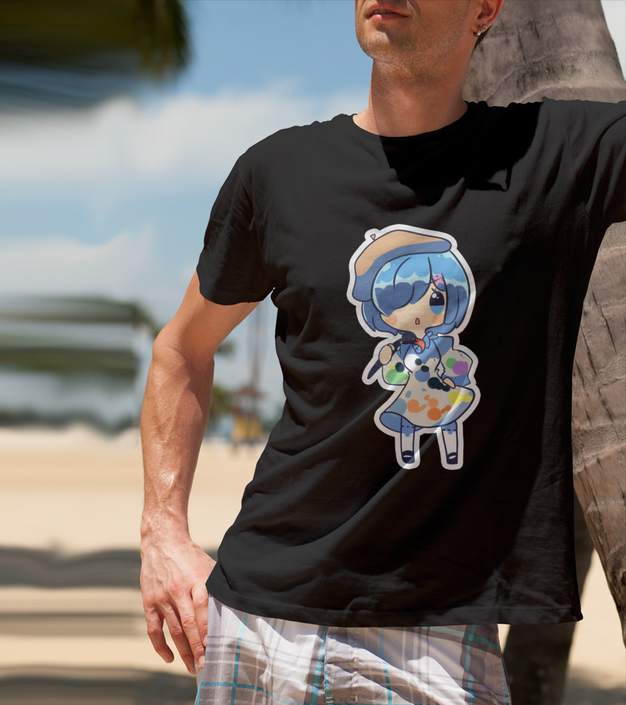 Rem Chibi Art Painter Style 923986 T-Shirt