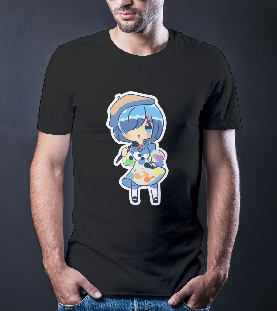 Rem Chibi Art Painter Style 923986 T-Shirt