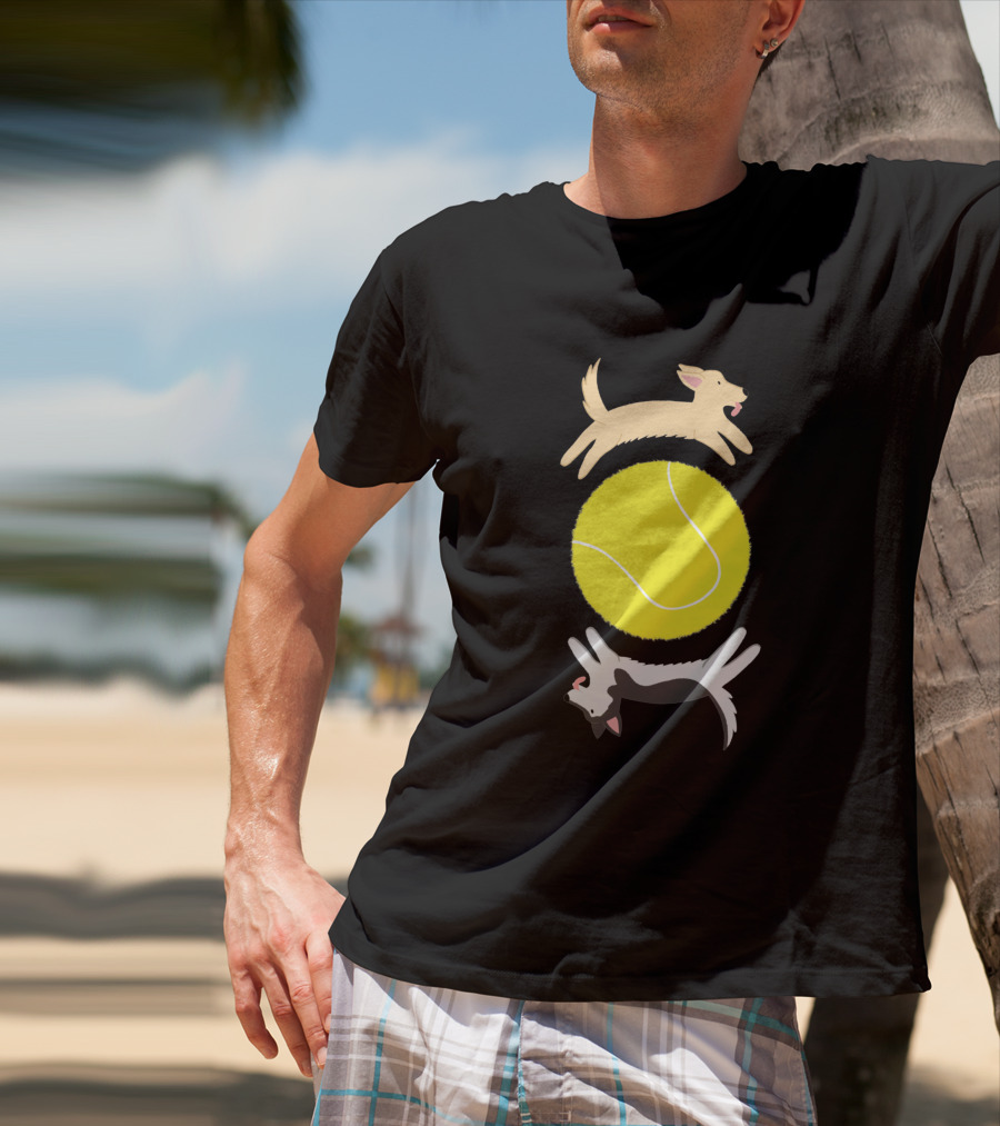 Ball Is Life With Dogs And Tennis Ball 1159928 T-Shirt