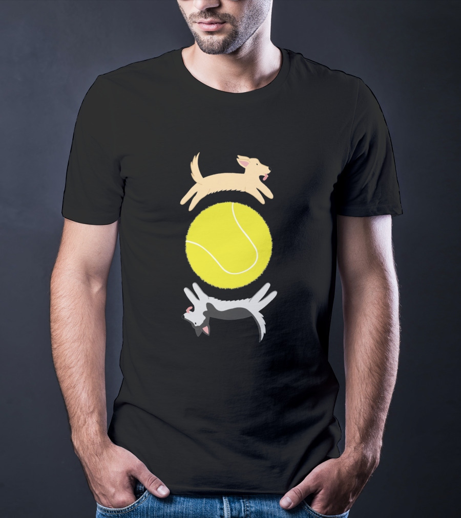 Ball Is Life With Dogs And Tennis Ball 1159928 T-Shirt