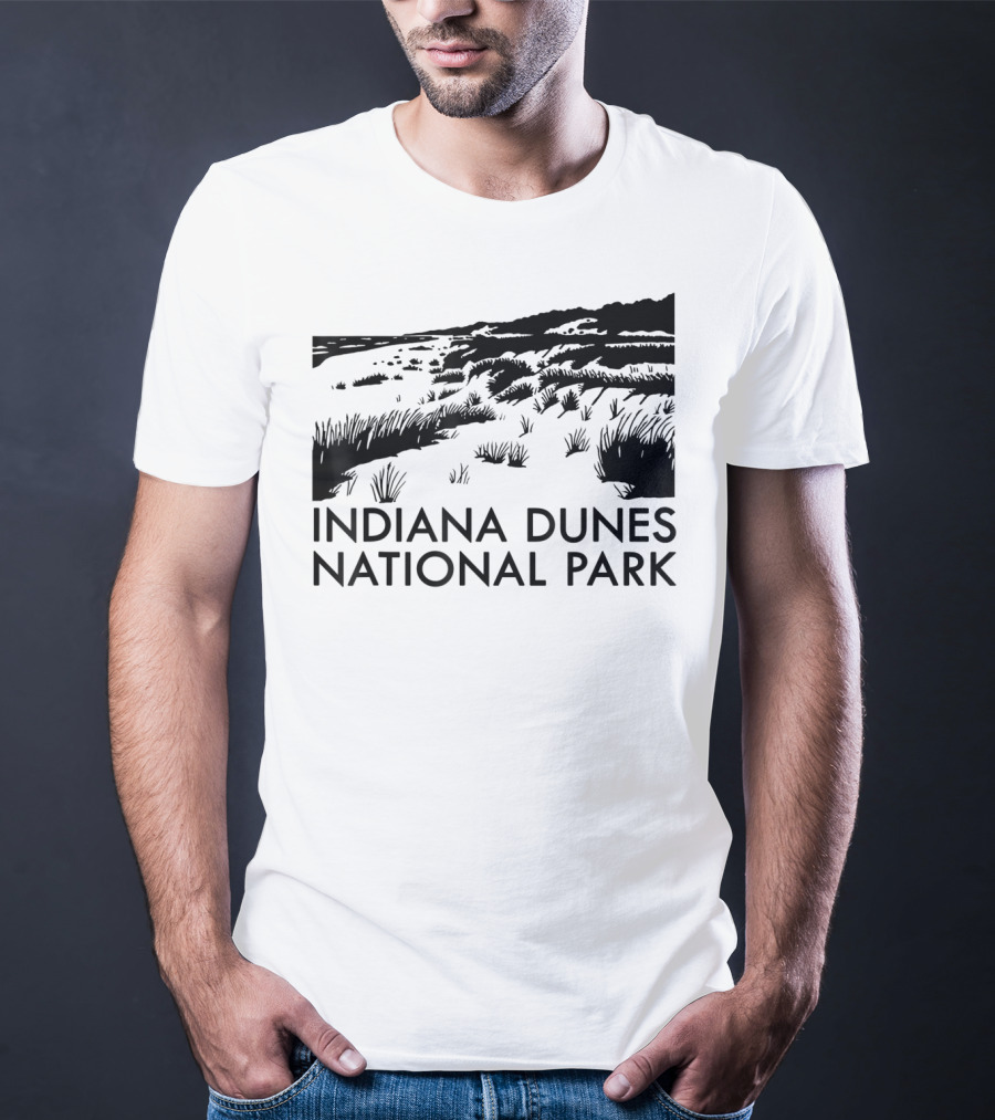 Indiana Dunes National Park Scenic Landscape T-Shirt
