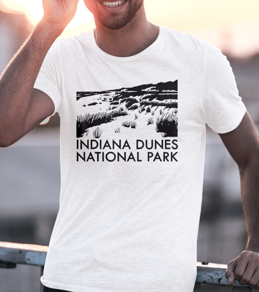 Indiana Dunes National Park Scenic Landscape T-Shirt