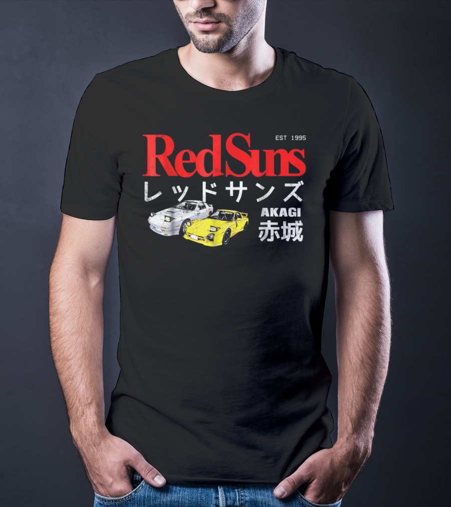 RedSuns Akagi EST 1995 Initial D T-Shirt