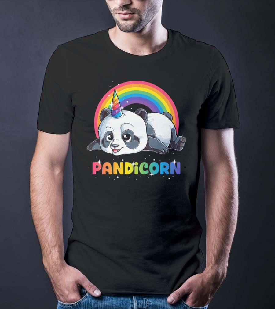 Pandicorn Panda Unicorn Rainbow Pandacorn T-Shirt