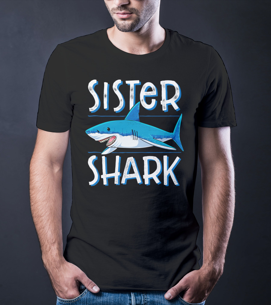 Sister Shark Family Matching Jawsome Shark T-Shirt
