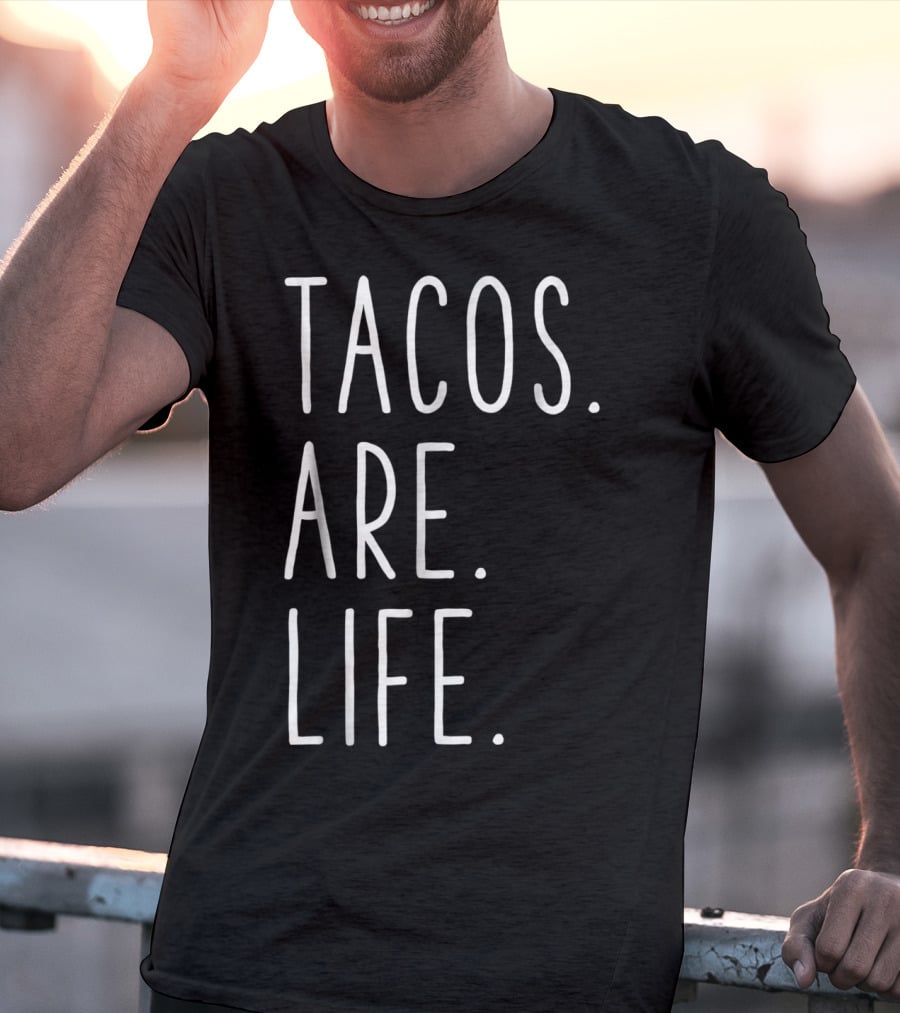 Tacos Are Life Cinco De Mayo Kids Taco T-Shirt