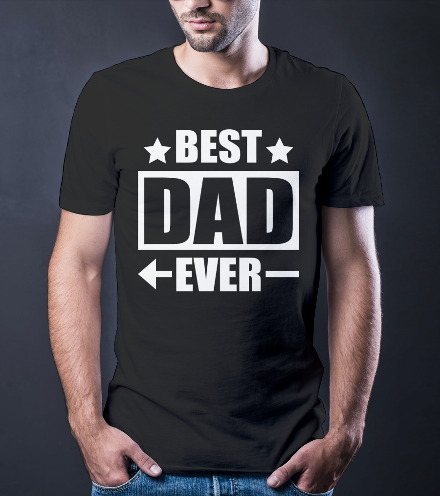 Best Dad Ever Daddy20 With Stars And Arrows T-Shirt