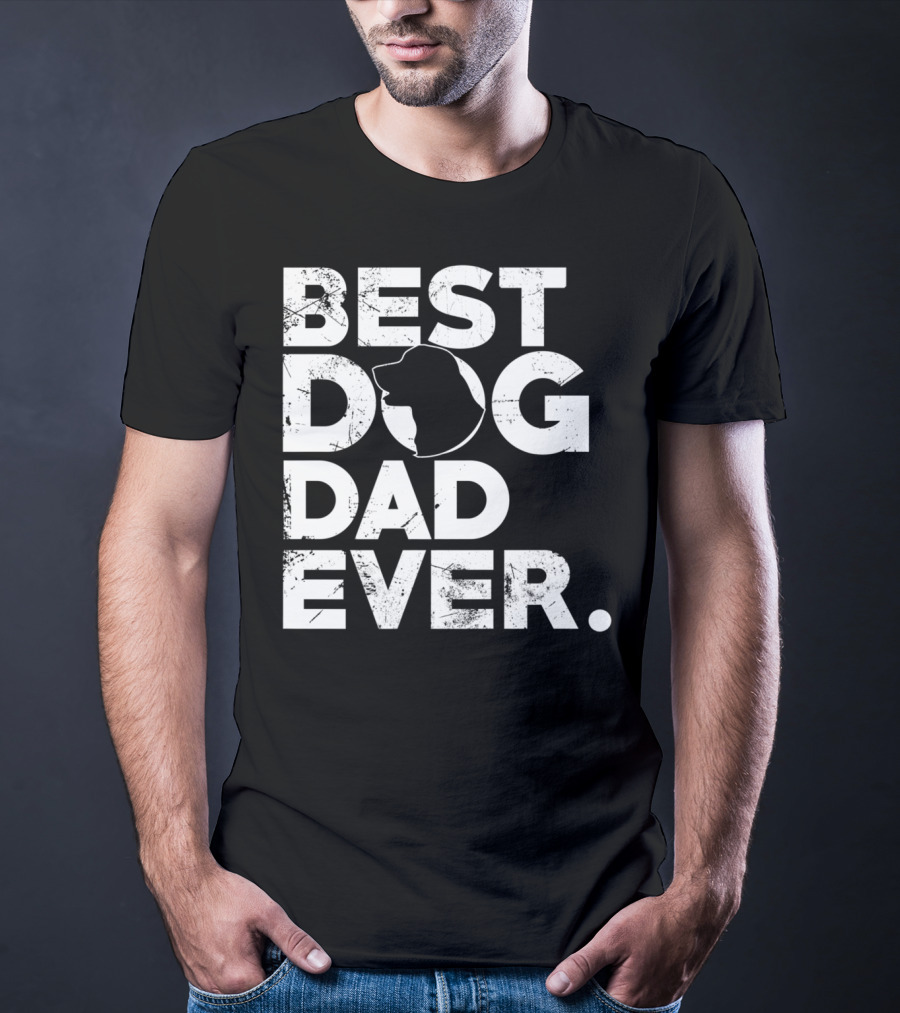 Best Golden Retriever Dog Dad Ever T-Shirt