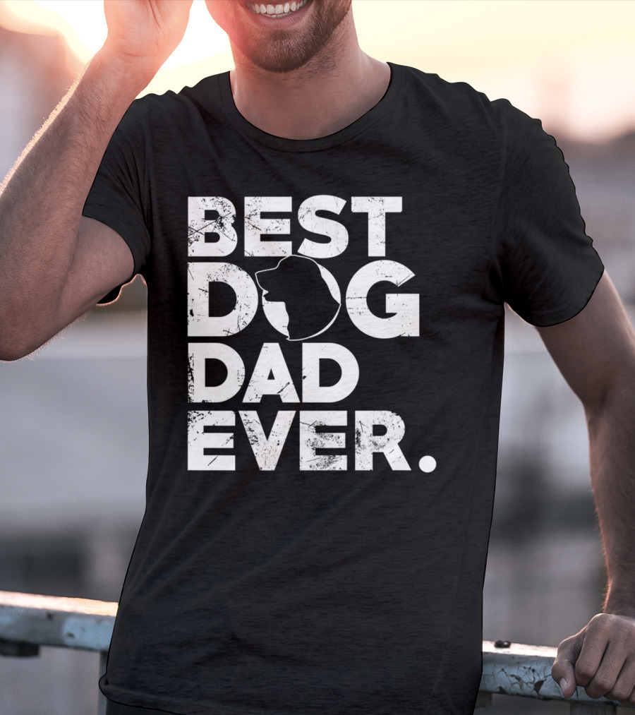Best Golden Retriever Dog Dad Ever T-Shirt