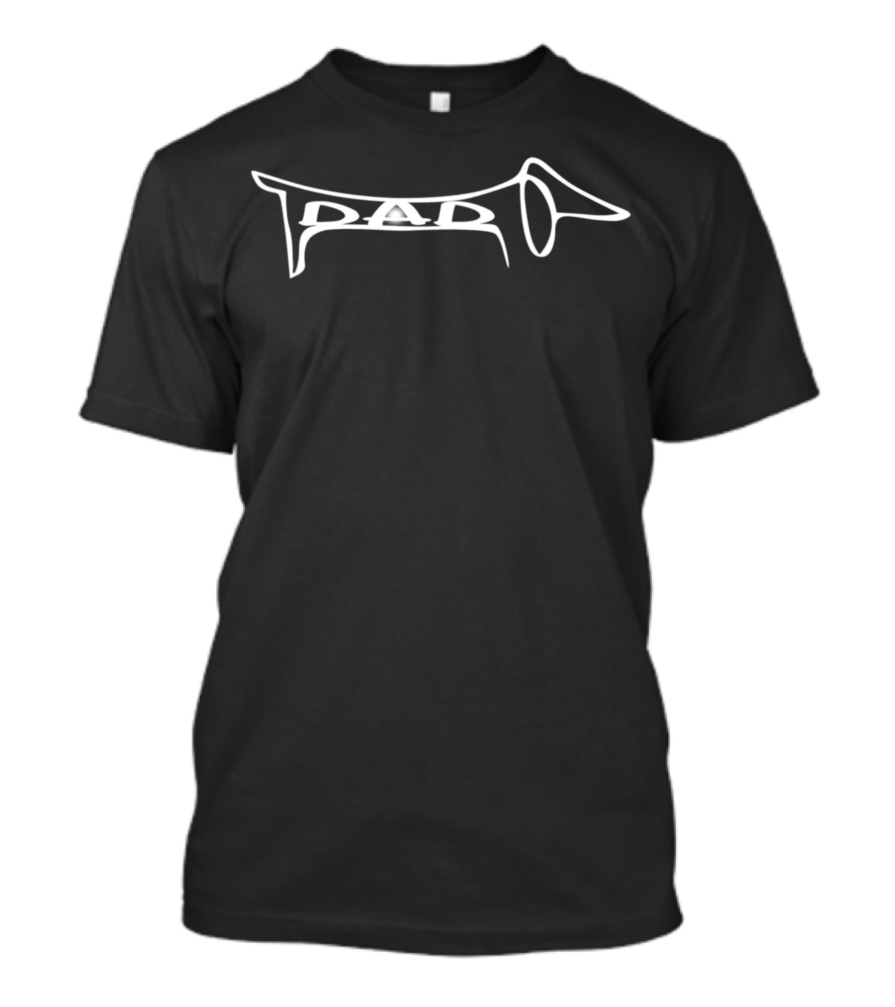 Dad Dachshund Outline T-Shirt