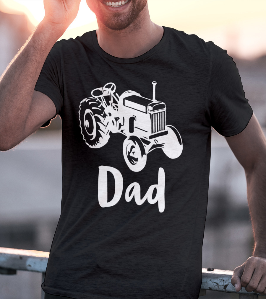 Dad Farm Tractor Dad Farmer Farming 55 T-Shirt