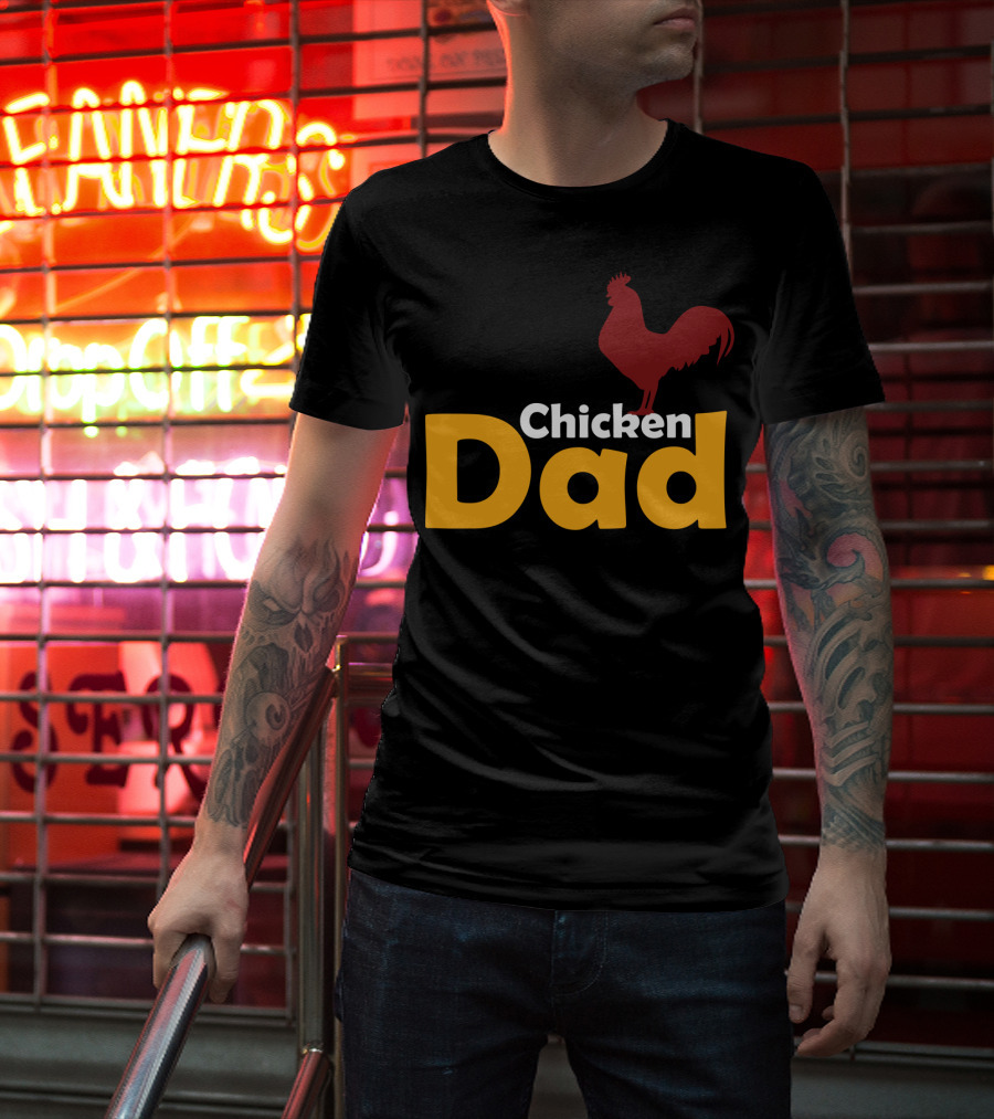 Chicken Dad Funny Lover Themed Chicken Dad T-Shirt