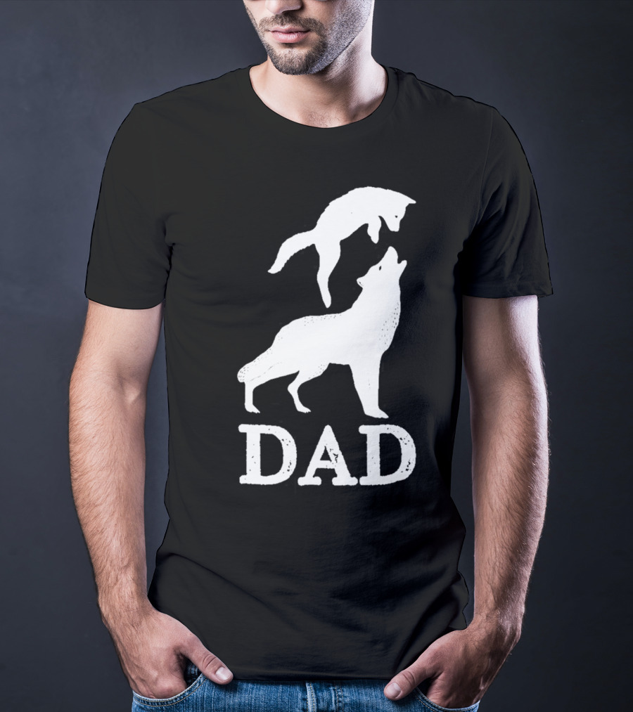 Dad Wolf And Pup T-Shirt