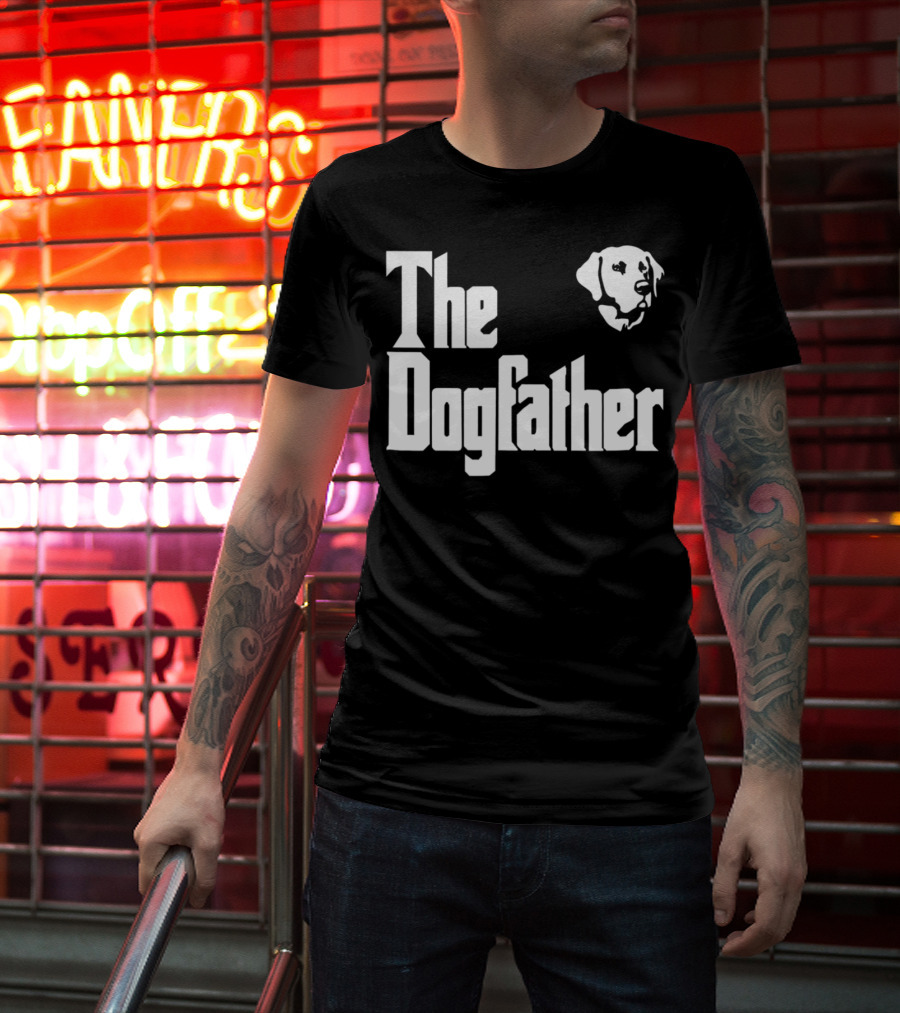 The Dogfather Labrador Dad Birthday T-Shirt