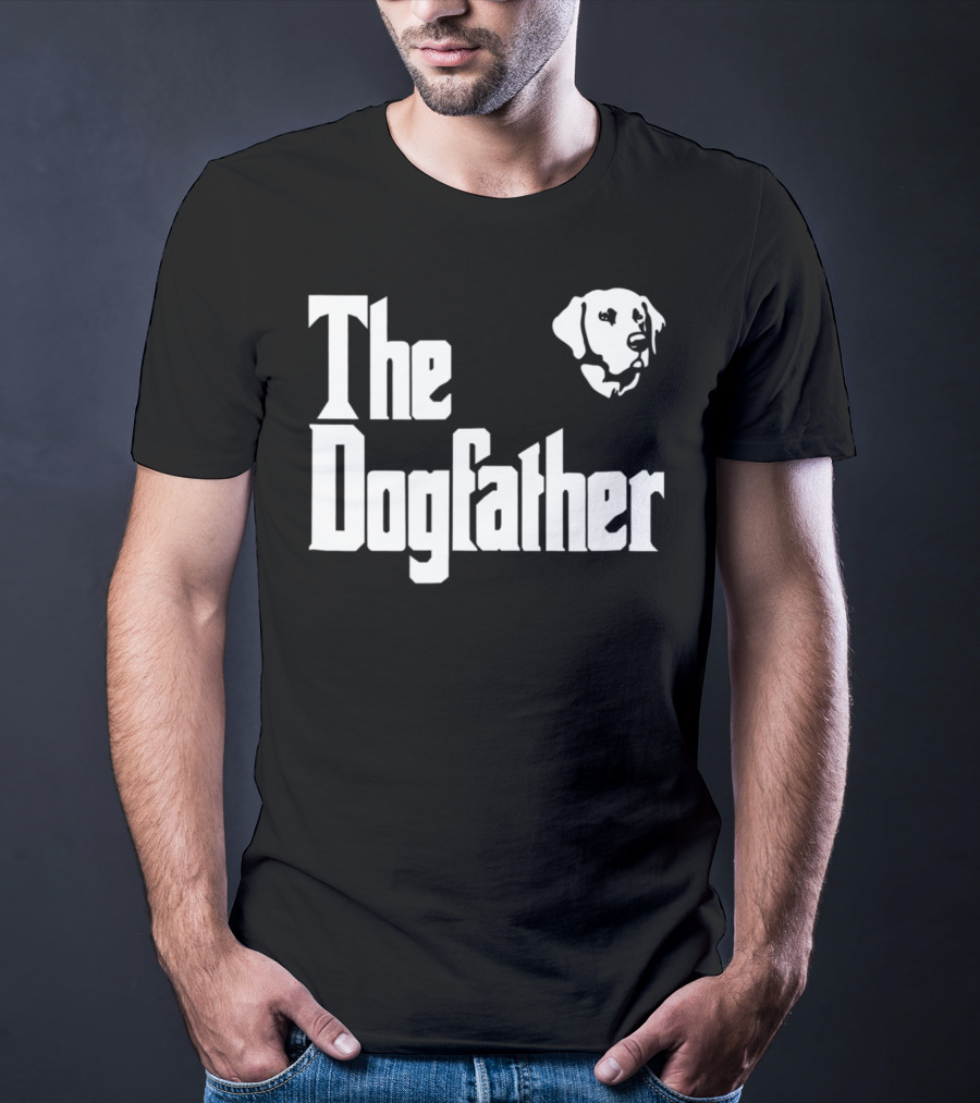 The Dogfather Labrador Dad Birthday T-Shirt