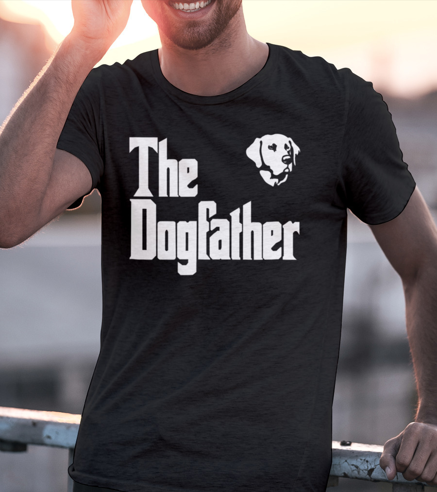 The Dogfather Labrador Dad Birthday T-Shirt